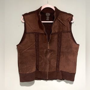 Vintage Suede Vest